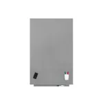 Magnetická tabule Rocada SkinWhiteboard 6520PRO-9006, bezrámová, stříbrná, 75x115 cm, lakovaná profi