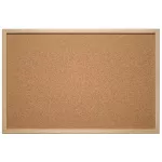 Eurosupplies korková tabule dřevěný rám 90x60 cm