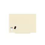 Magnetická tabule Rocada Skin Colour 6420R-1013, bezrámová, 115x75 cm, lakovaná, perlová bílá RAL 1013