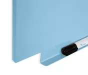 Magnetická tabule Rocada Skin Colour 6420R-630, bezrámová, 115x75 cm, lakovaná, modrá RAL 630