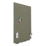 Magnetická tabule Rocada Skin Colour 6420R-7033, bezrámová, 115x75 cm, lakovaná, cementová šedá RAL 7033