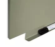 Magnetická tabule Rocada Skin Colour 6420R-7033, bezrámová, 115x75 cm, lakovaná, cementová šedá RAL 7033