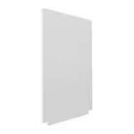 Magnetická tabule Rocada Skin Colour 6420R-7035, bezrámová, 115x75 cm, lakovaná, světle šedá RAL 7035