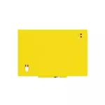 Magnetická tabule Rocada Skin Colour 6421R-1023, bezrámová, 150x100 cm, lakovaná, žlutá dopravní RAL 1023