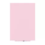 Magnetická tabule Rocada Skin Colour 6421R-490, bezrámová, 150x100 cm, lakovaná, růžová RAL 490
