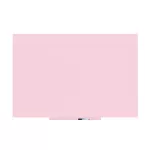 Magnetická tabule Rocada Skin Colour 6421R-490, bezrámová, 150x100 cm, lakovaná, růžová RAL 490