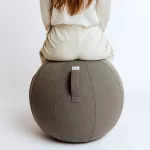 Sedací míč VLUV Bol Sova 60-65 cm Ash